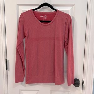 Red Heather Performance Long Sleeve T